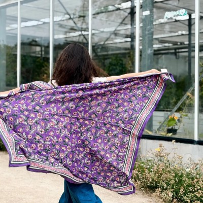 SO FAMILY Foulard Dehli Violette.