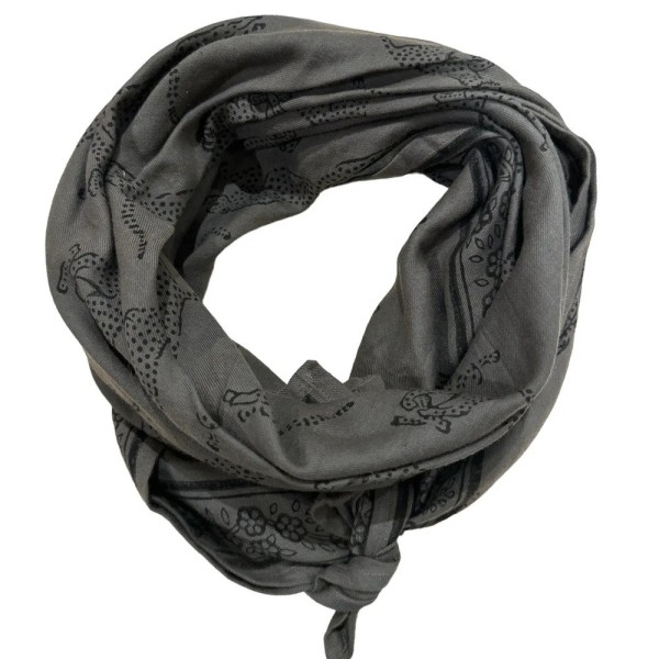 SO FAMILY Foulard Leo Charbon.