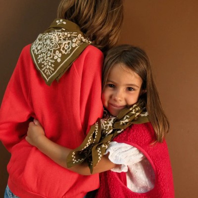SO FAMILY Foulard Mysore Bandana Kaki.