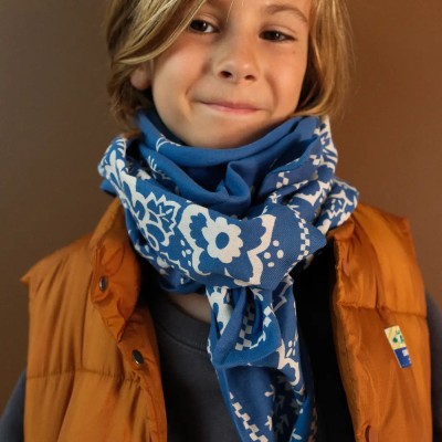SO FAMILY Foulard Mysore Bandana Ciel.