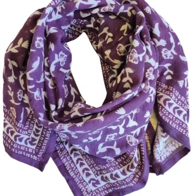 SO FAMILY Foulard Mumbai Purple.