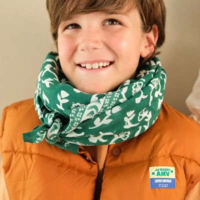 SO FAMILY Foulard Mumbai Sapin.