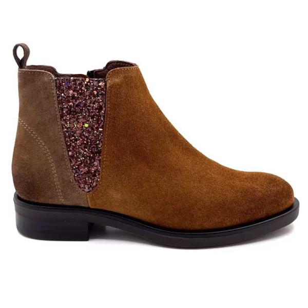 MKD - Bottines Dao - Cognac & Taupe