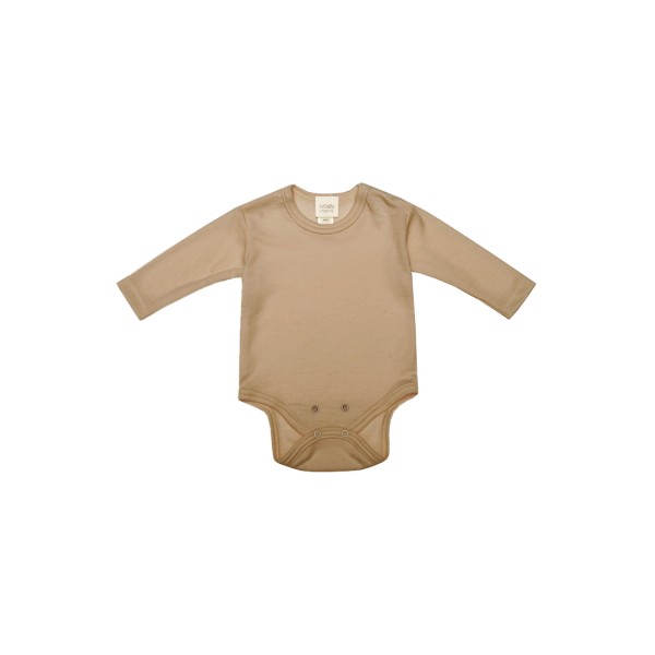 WOOLY ORGANIC - Body Merino Silk - Stucco