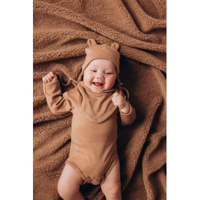 WOOLY ORGANIC - Body Merino Silk - Stucco