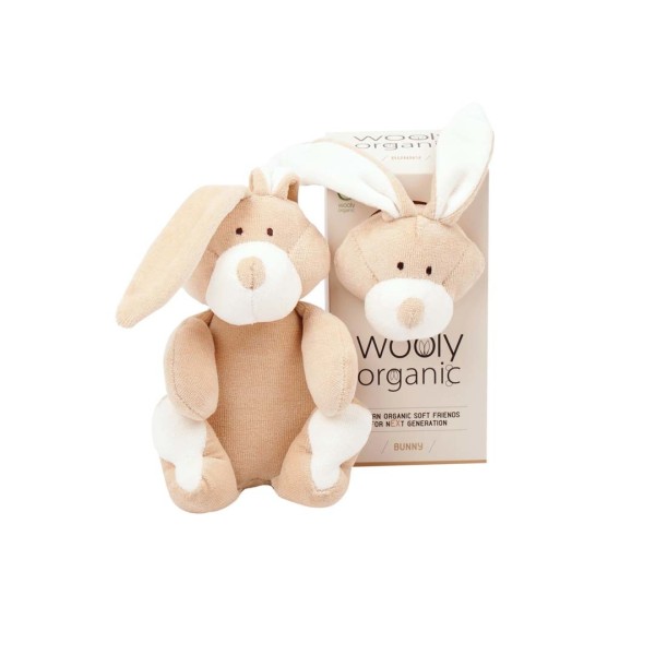 WOOLY ORGANIC - Peluche Petit Lapin