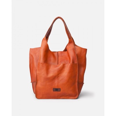 BIBA Sac Cabas Homer Cuir Pêche.