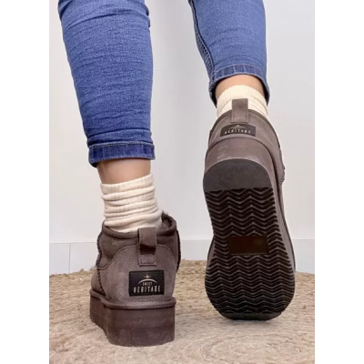 SWEET HERITAGE - Bottines Patineuse - Brown