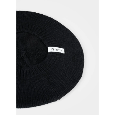 RIFO - Béret Basque Cachemire Nicole - Noir