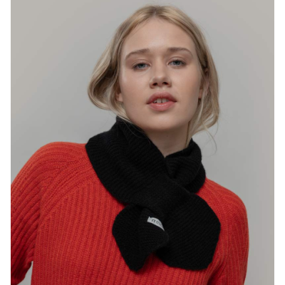 RIFO - Écharpe croisée Cachemire Britta - Noir