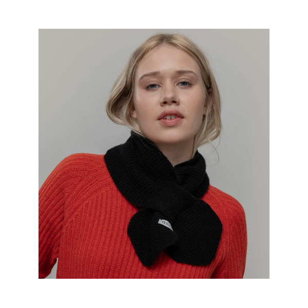 RIFO - Écharpe croisée Cachemire Britta - Noir