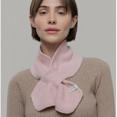 RIFO - Écharpe croisée Cachemire Britta - Rose