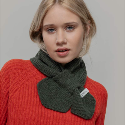 RIFO - Écharpe croisée Cachemire Britta - Vert