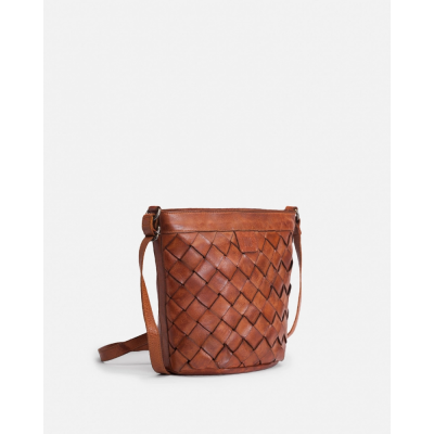 BIBA Sac Bandoulière Lewisburg en cuir Tan.