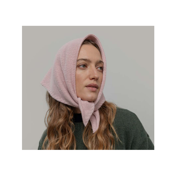RIFO - Écharpe triangulaire Cachemire Masha - Rose