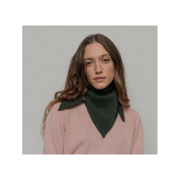 RIFO - Écharpe triangulaire Cachemire Masha - Vert