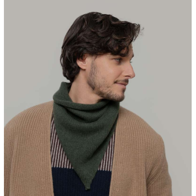 RIFO - Écharpe triangulaire Cachemire Masha - Vert