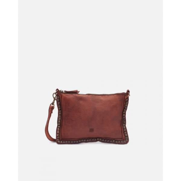 BIBA Sac Bandoulière Portland en cuir Tan.