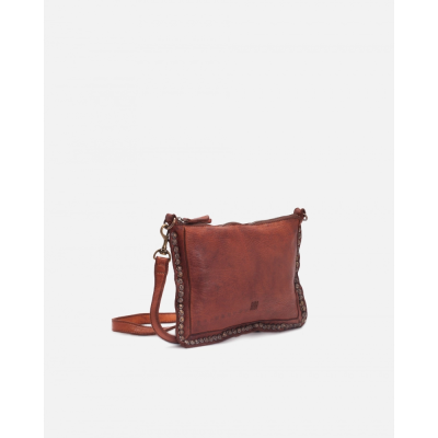 BIBA Sac Bandoulière Portland en cuir Tan.