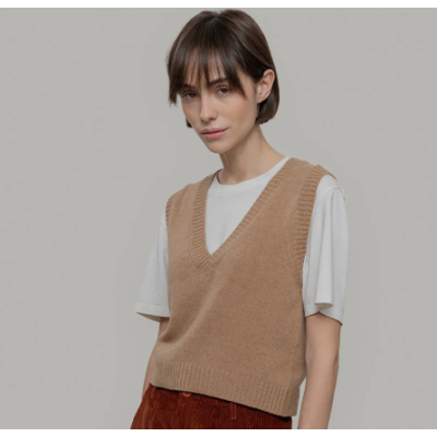 RIFO - Gilet en Laine Melania - Beige