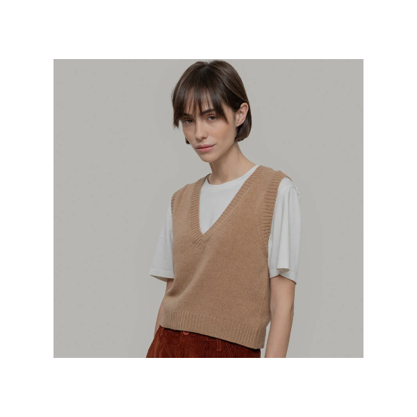 RIFO - Gilet en Laine Melania - Beige