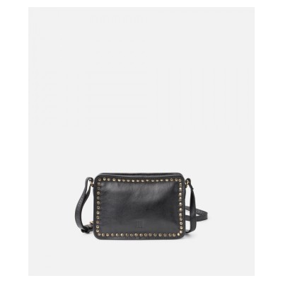 BIBA Sac Bandoulière Rockwall en cuir Noir.