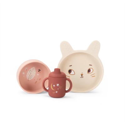 MOULIN ROTY - Set vaisselle Silicone - Après la Pluie