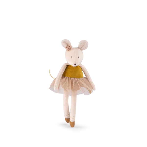 MOULIN ROTY - Peluche Petite Souris - Or