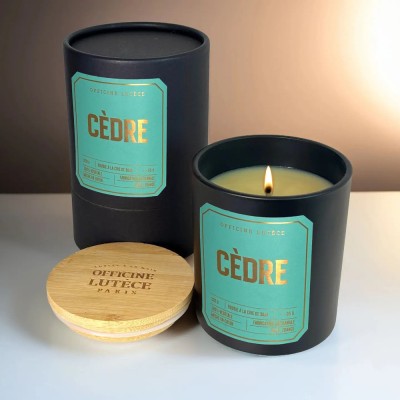 OFFICINE LUTECE Bougie parfumée Cèdre.
