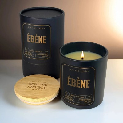 OFFICINE LUTECE Bougie parfumée Ebène.