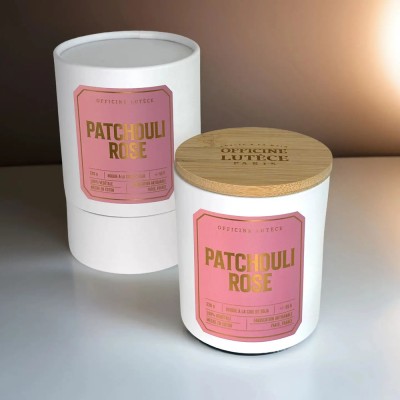OFFICINE LUTECE Bougie parfumée Patchouli rose.
