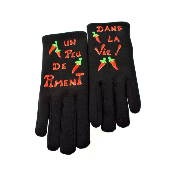 QUAND LES POULES AURONT DES GANTS Gants Un peu de piment.
