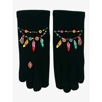 QUAND LES POULES AURONT DES GANTS Bracelet Plumes.