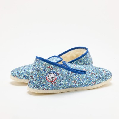LA PANTOUFLE À PÉPÈRE - Charentaise Saperlipépère - Bleu