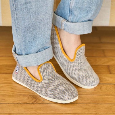 LA PANTOUFLE À PÉPÈRE - Charentaise Dunes - Gris