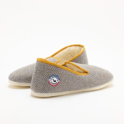 LA PANTOUFLE À PÉPÈRE - Charentaise Dunes - Gris