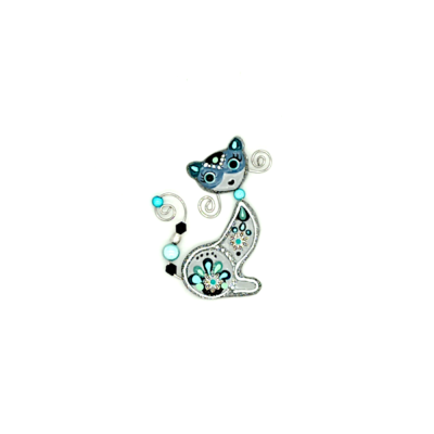 QUAND LES POULES AURONT DES GANTS Broche Lilou.