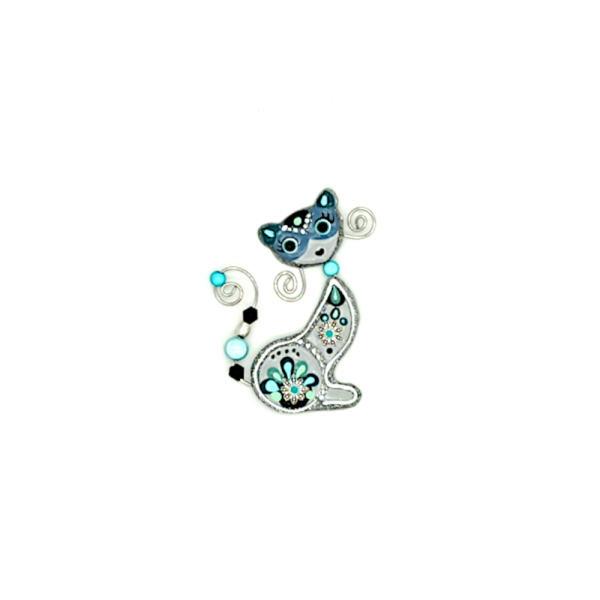 QUAND LES POULES AURONT DES GANTS Broche Lilou.