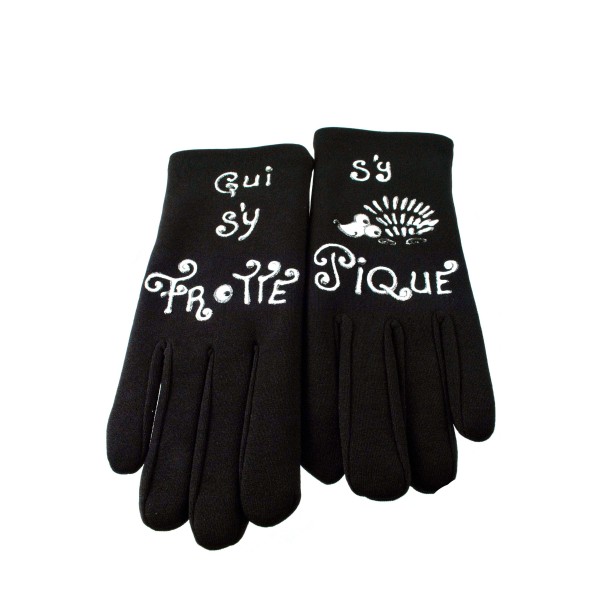 QUAND LES POULES AURONT DES GANTS Gants Qui s'y frotte.