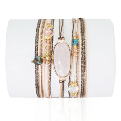 LOETMA Bracelet Johanna Quartz Rose.