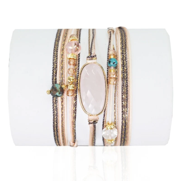 LOETMA Bracelet Johanna Quartz Rose.