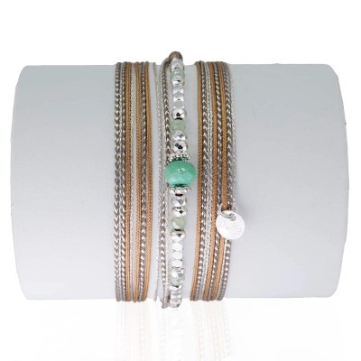 LOETMA Bracelet Silver Amazonite.