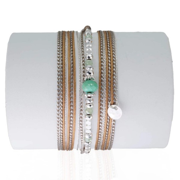 LOETMA Bracelet Silver Amazonite.