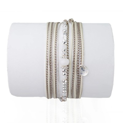 LOETMA Bracelet Silver Pierre de Lune.