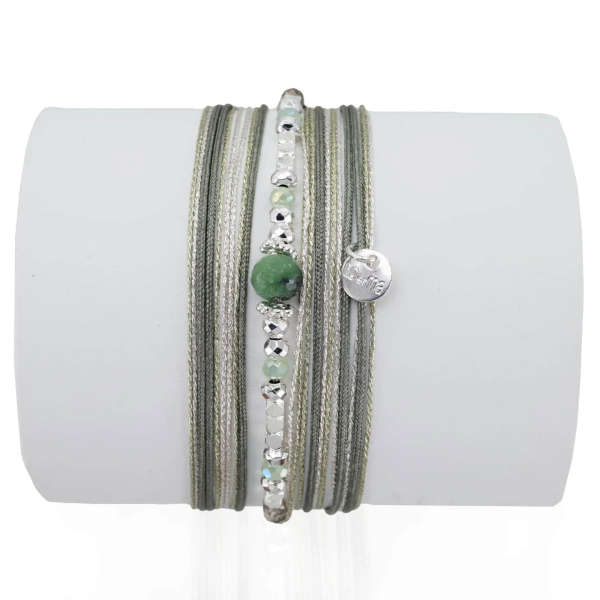 LOETMA Bracelet Silver Zoïsite.