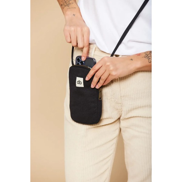HINDBAG - Pochette téléphone Bill - Noir