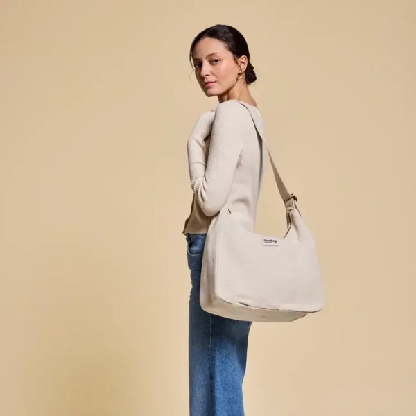 HINDBAG - Sac Hobo Claire - Jute