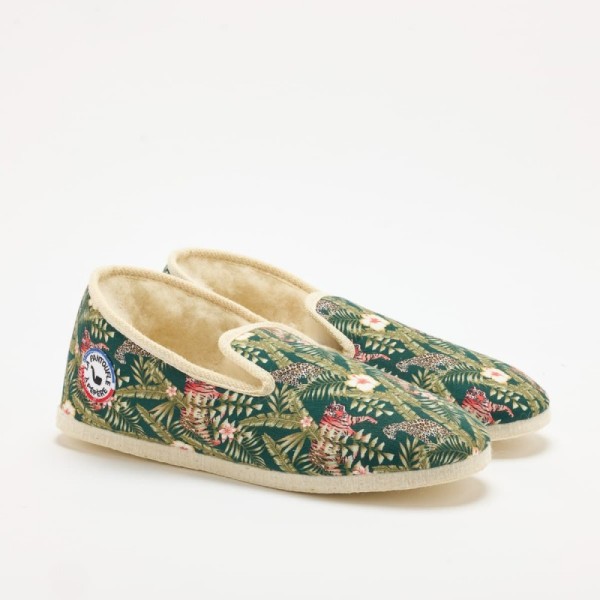 LA PANTOUFLE À PÉPÈRE - Charentaise Pépette - Savane