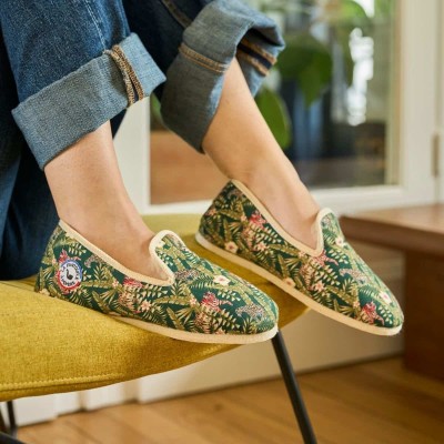 LA PANTOUFLE À PÉPÈRE - Charentaise Pépette - Savane