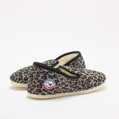 LA PANTOUFLE À PÉPÈRE - Charentaise Pépette - Léopard